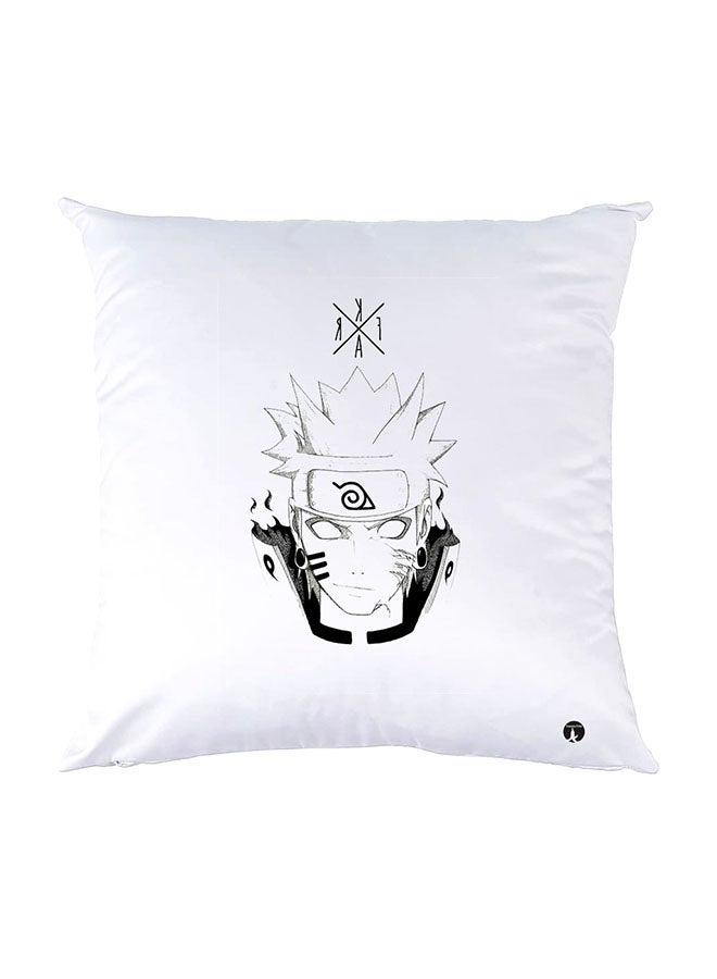 BP Printed Pillow White 30x30cm