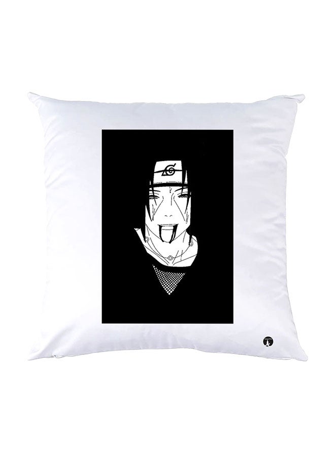بي بي وسادة نوم مزينة بطبعات أبيض 30x30سم
