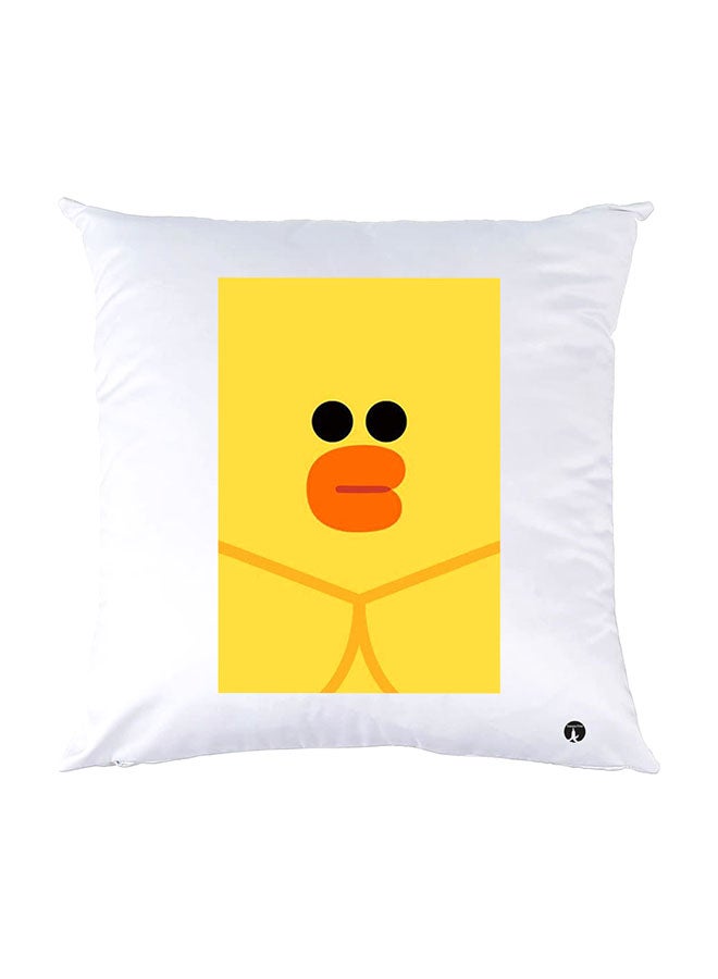 BP Printed Pillow White 30x30cm
