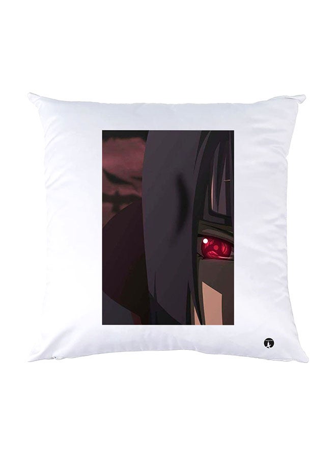 بي بي وسادة نوم مزينة بطبعات أبيض 30x30سم