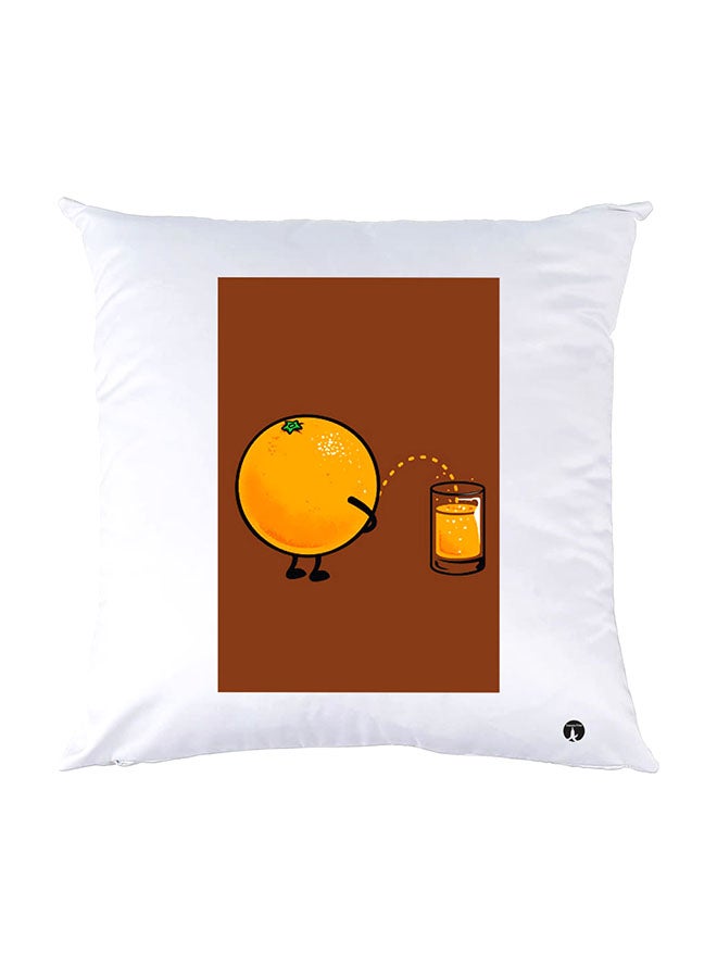 بي بي وسادة نوم مزينة بطبعات أبيض 30x30سم