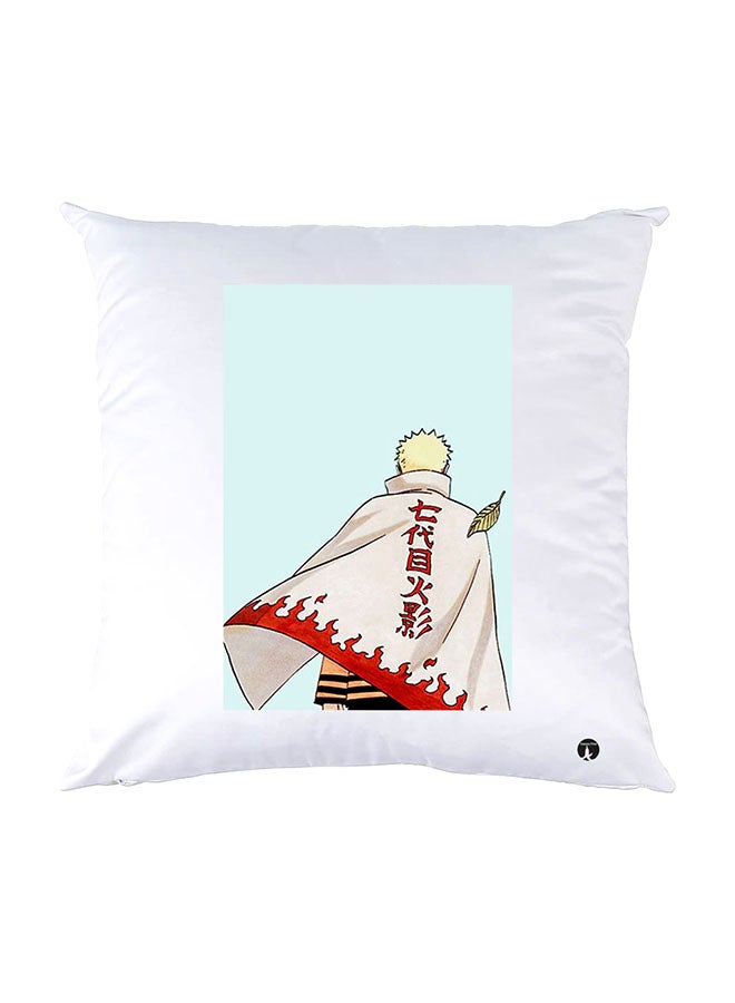 بي بي وسادة نوم مزينة بطبعات أبيض 30x30سم