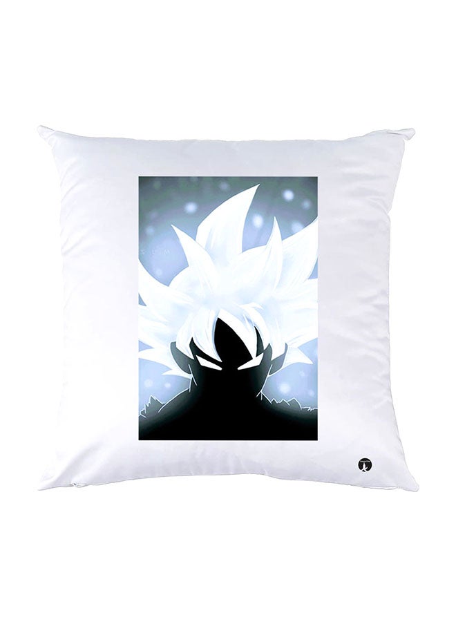 بي بي وسادة نوم مزينة بطبعات أبيض 30x30سم