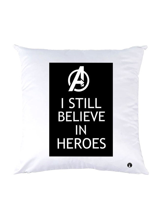 بي بي وسادة نوم مزينة بطبعات أبيض 30x30سم