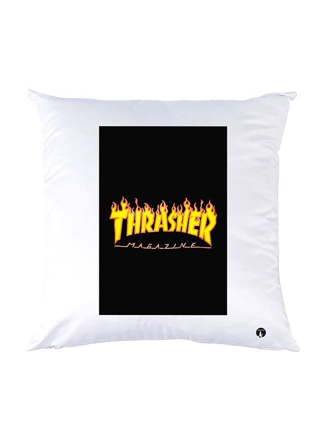 BP Printed Pillow White 30x30cm
