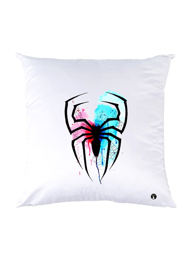 بي بي وسادة نوم مزينة بطبعات أبيض 30x30سم