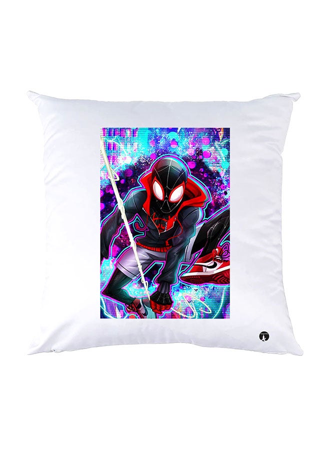 BP Printed Pillow White 30x30cm