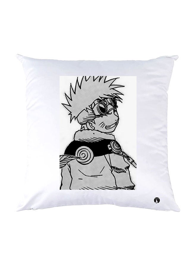 بي بي وسادة نوم مزينة بطبعات أبيض 30x30سم