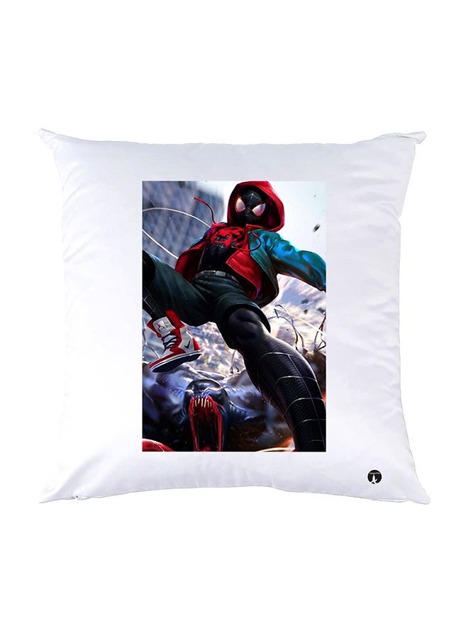 BP Printed Pillow White 30x30cm