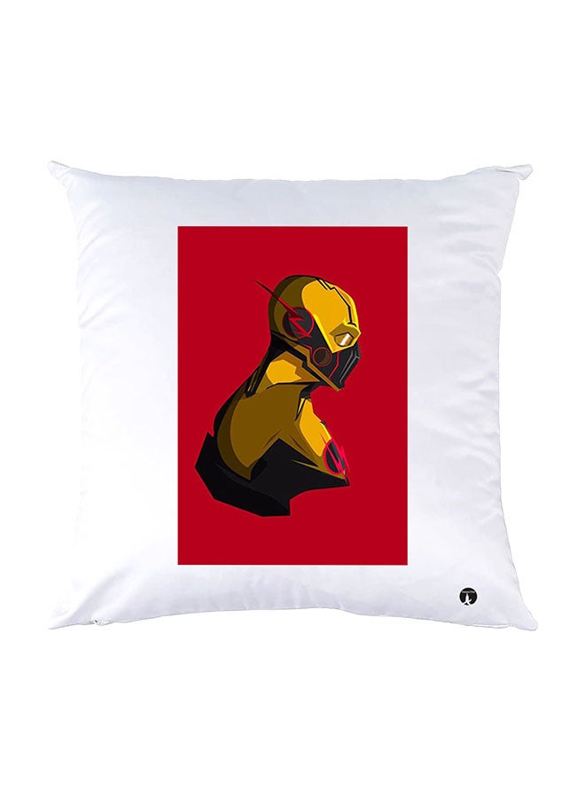 BP Printed Pillow White 30x30cm