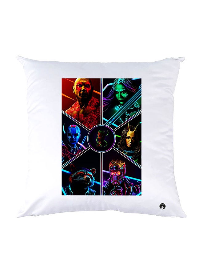 BP Printed Pillow White 30x30cm