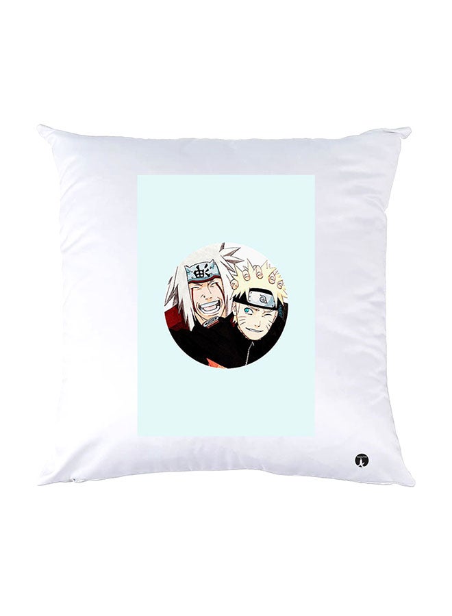 BP Printed Pillow White 30x30cm