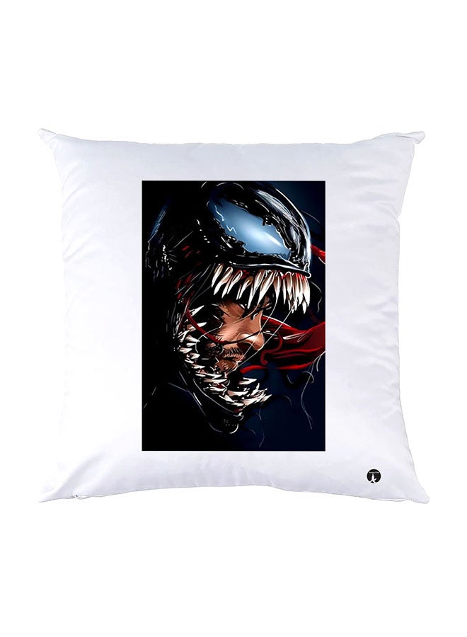 بي بي وسادة نوم مزينة بطبعات أبيض 30x30سم