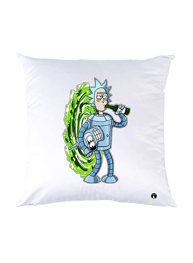 بي بي وسادة نوم مزينة بطبعات أبيض 30x30سم