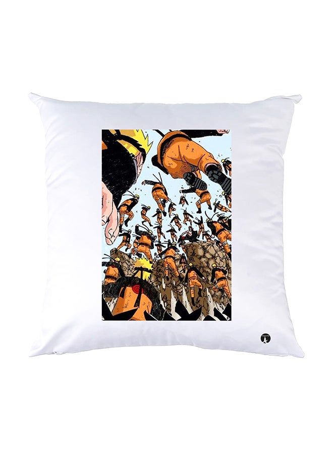 بي بي وسادة نوم مزينة بطبعات أبيض 30x30سم