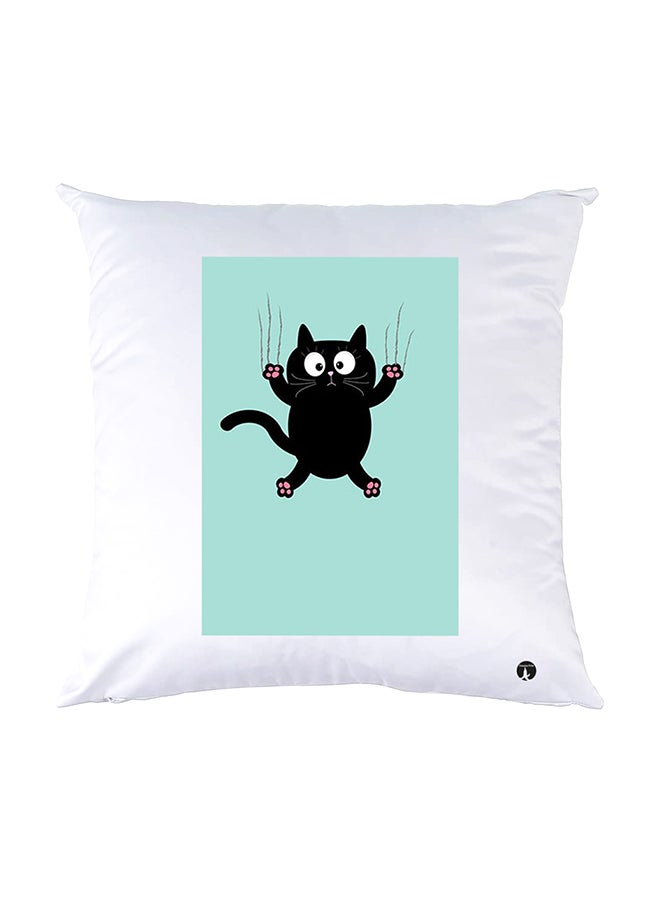 BP Printed Pillow White 30x30cm