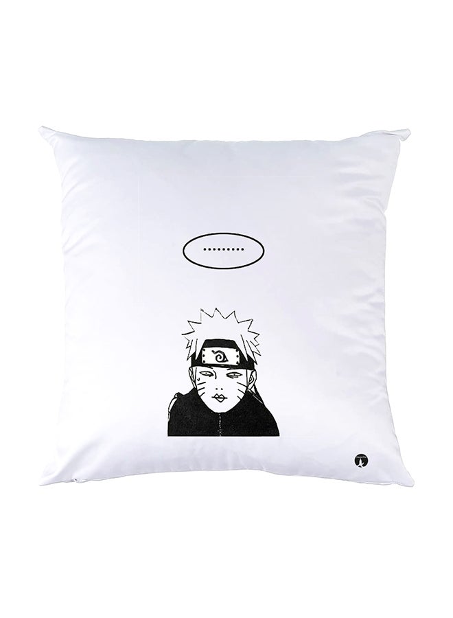 بي بي وسادة نوم مزينة بطبعات أبيض 30x30سم