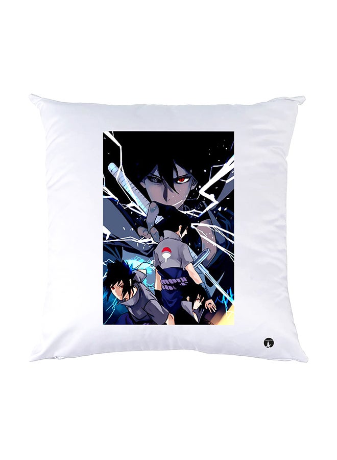 بي بي وسادة نوم مزينة بطبعات أبيض 30x30سم