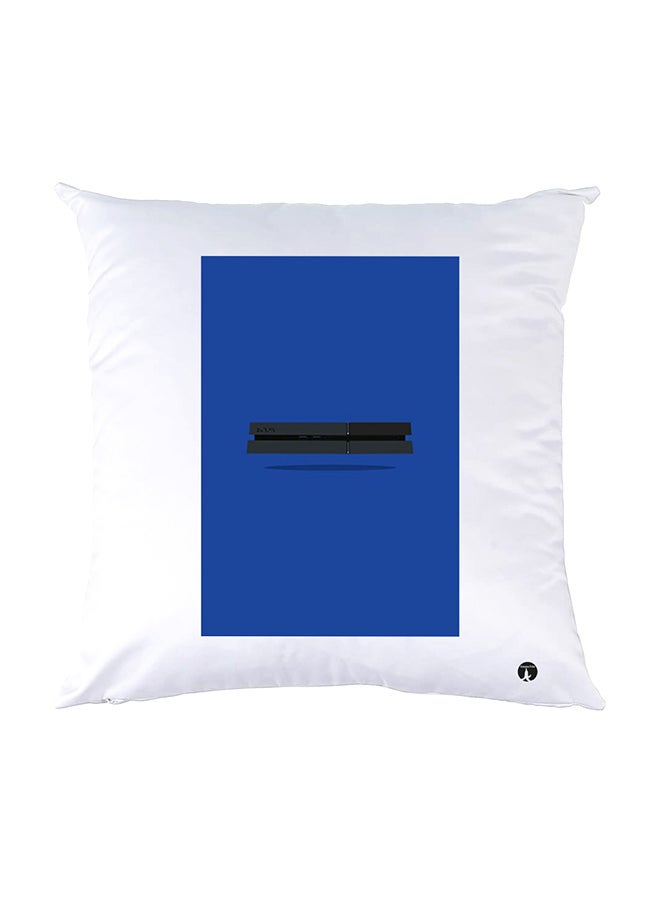 بي بي وسادة نوم مزينة بطبعات أبيض 30x30سم