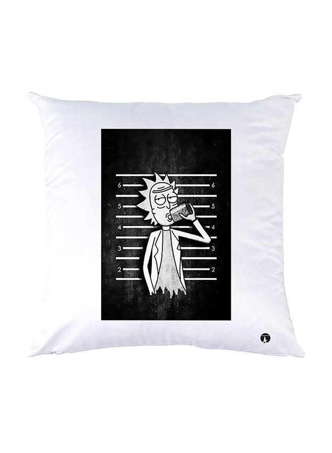 بي بي وسادة نوم مزينة بطبعات أبيض 30x30سم