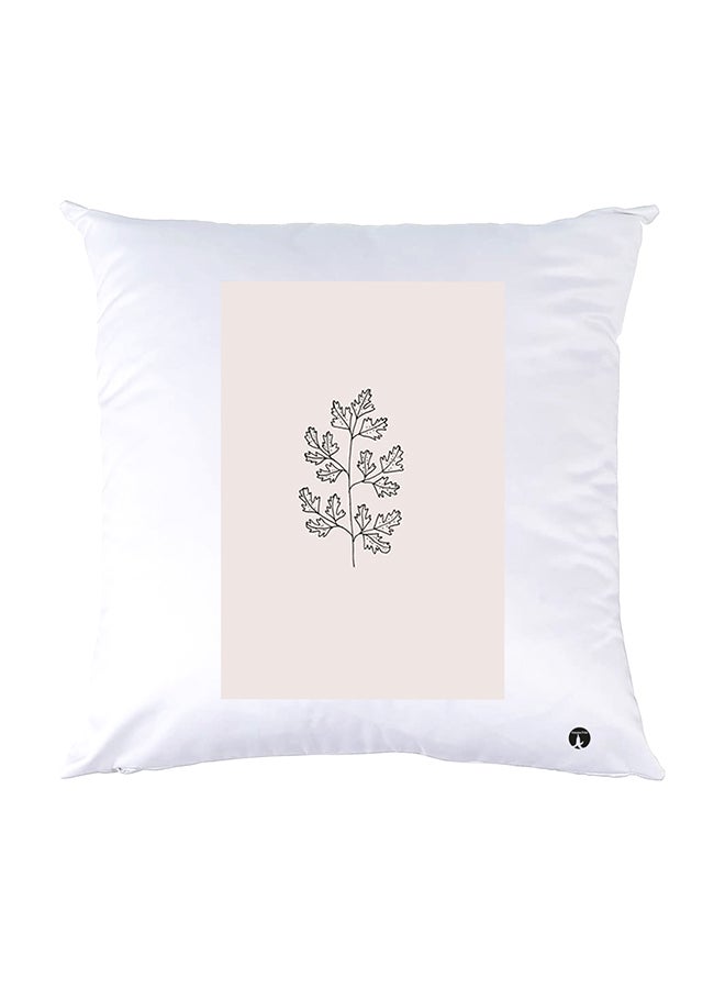 BP Printed Pillow White 30x30cm