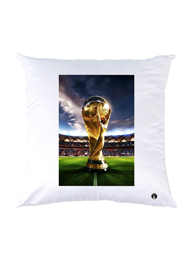 بي بي وسادة نوم مزينة بطبعات أبيض 30x30سم