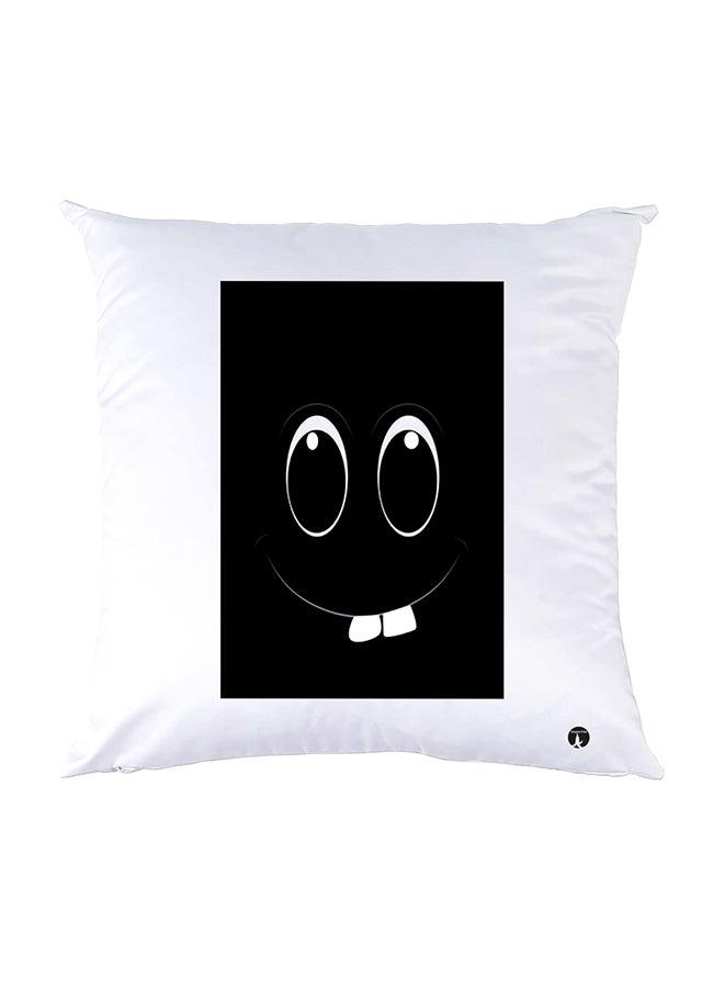 BP Printed Pillow White 30x30cm