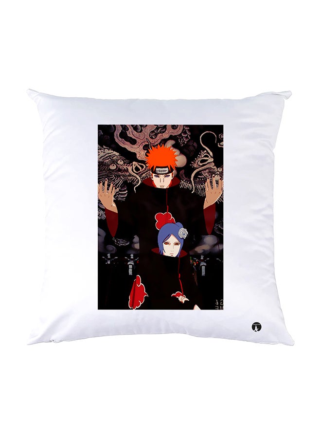 BP Printed Pillow White 30x30cm