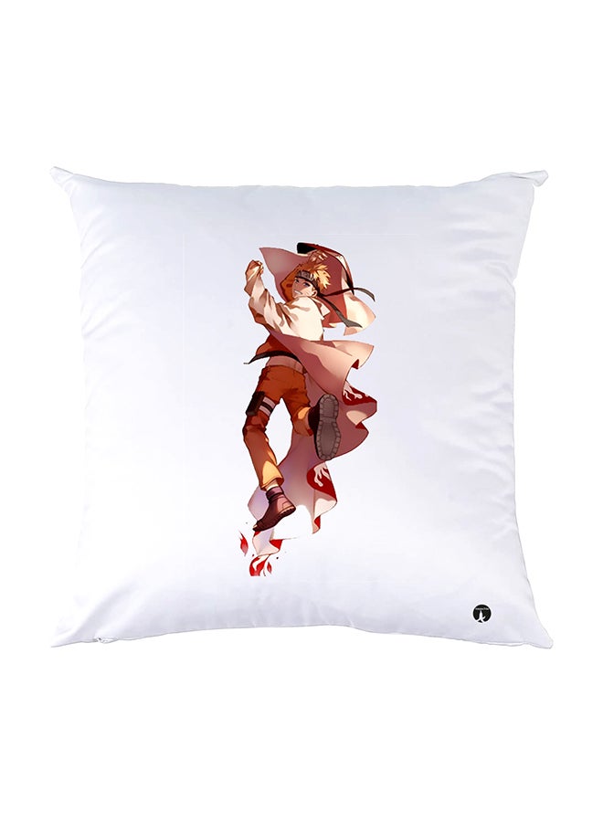 بي بي وسادة نوم مزينة بطبعات أبيض 30x30سم