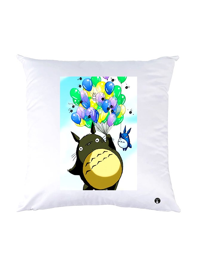 بي بي وسادة نوم مزينة بطبعات أبيض 30x30سم