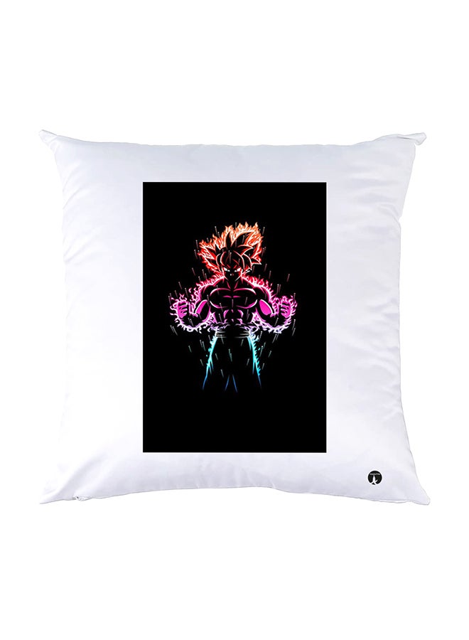 BP Printed Pillow White 30x30cm