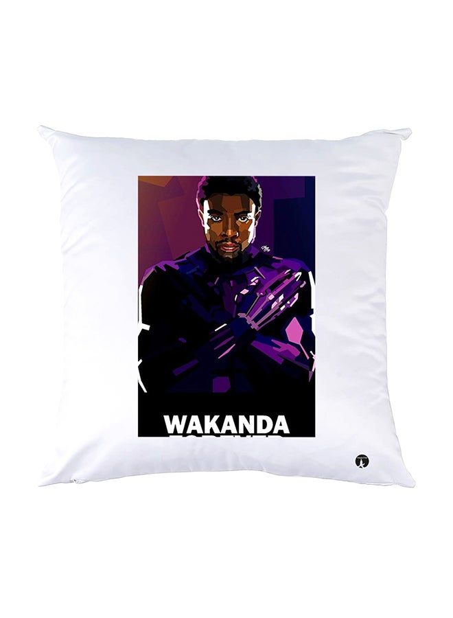 بي بي وسادة نوم مزينة بطبعات أبيض 30x30سم