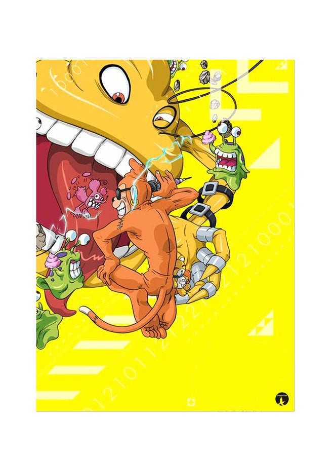 BP Printed Wall Sticker Multicolour 20cm