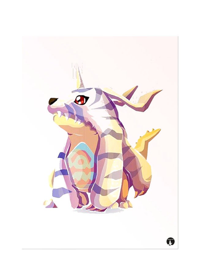 Printed Wall Sticker Multicolour 20cm