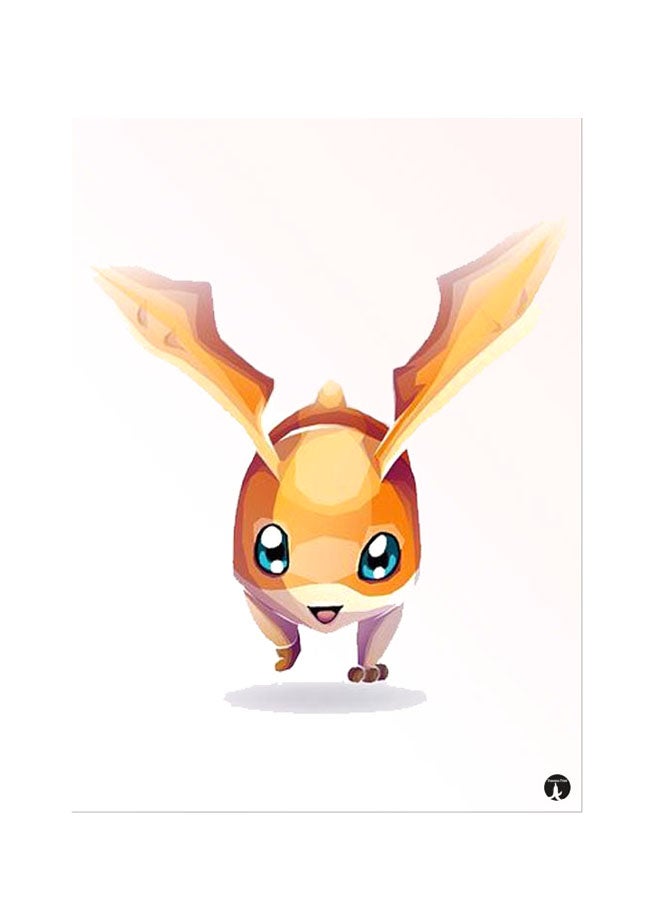 بي بي ملصق جداري مطبوع متعدد الألوان 20سم