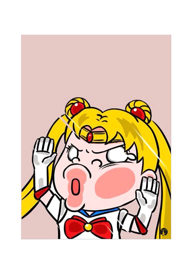 ملصق جداري مطبوع متعدد الألوان 20سم