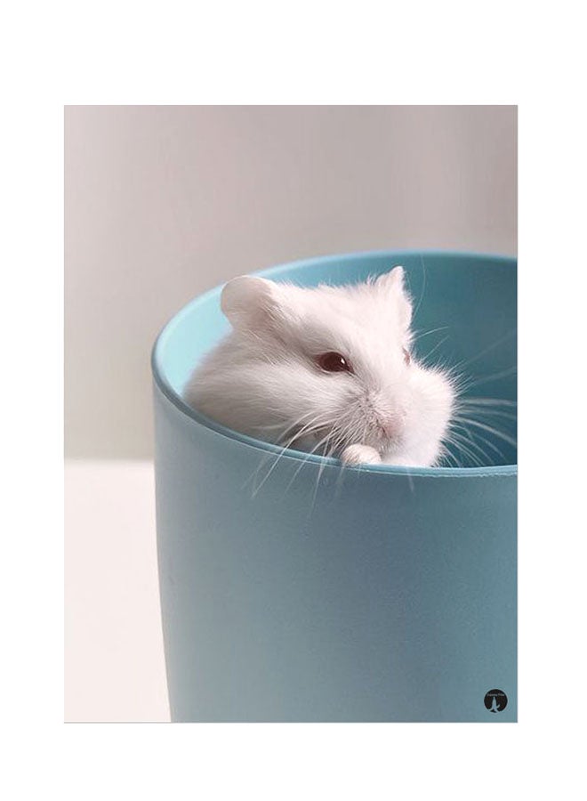 بي بي ملصق جداري مطبوع متعدد الألوان 20سم