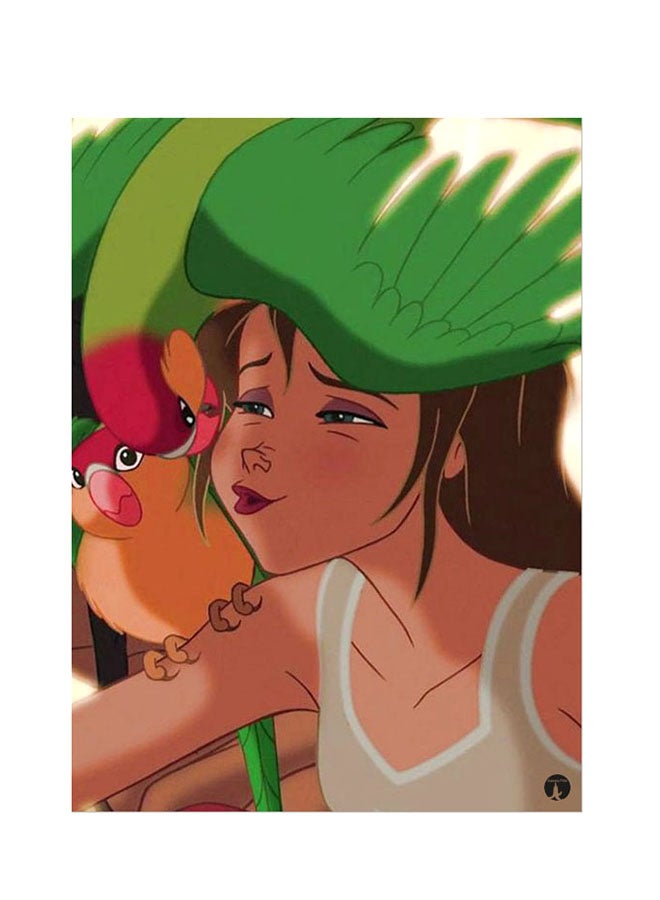 بي بي ملصق جداري مطبوع متعدد الألوان 20سم