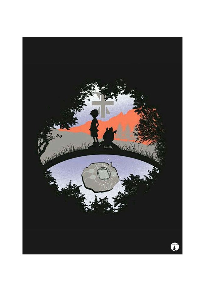 Printed Wall Sticker Multicolour 20cm