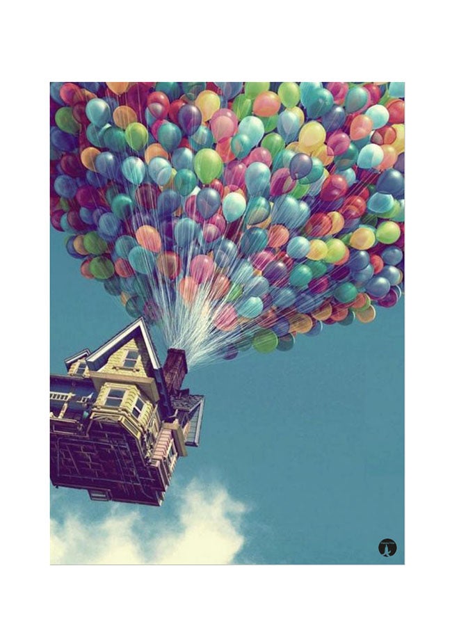 ملصق جداري مطبوع متعدد الألوان 20سم