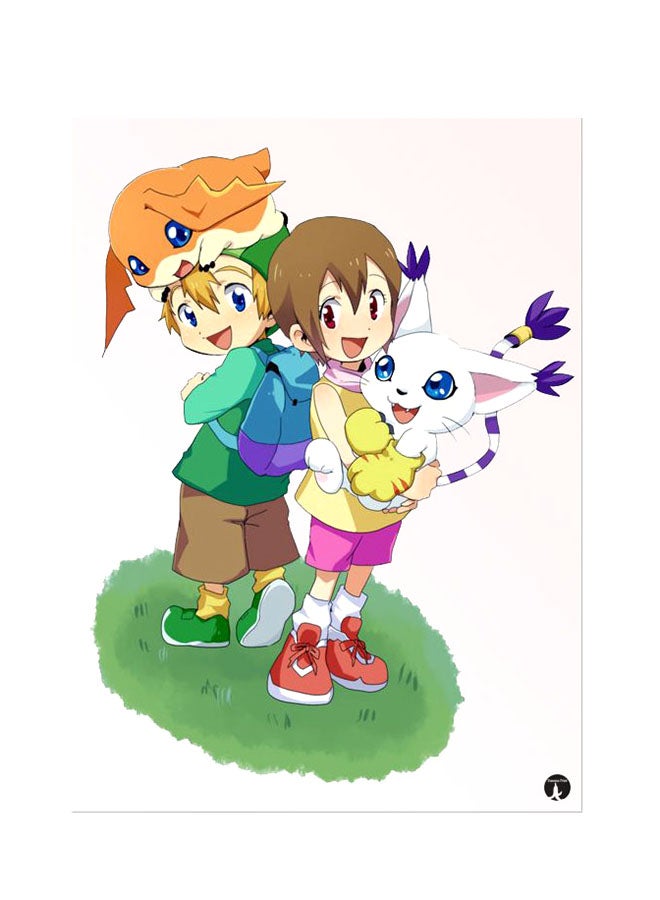 Printed Wall Sticker Multicolour 20cm