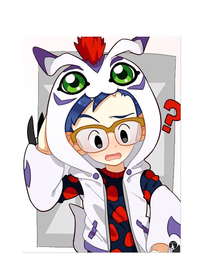 ملصق جداري مطبوع متعدد الألوان 20سم