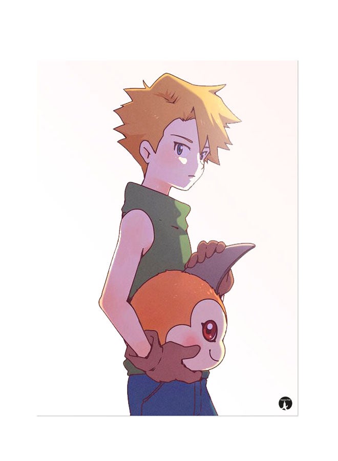 بي بي ملصق جداري مطبوع متعدد الألوان 20سم