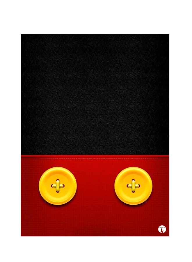 ملصق جداري مطبوع متعدد الألوان 20سم