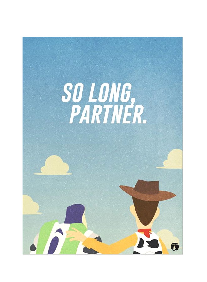 بي بي ملصق جداري مطبوع متعدد الألوان 20سم