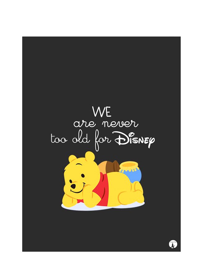 بي بي ملصق جداري مطبوع متعدد الألوان