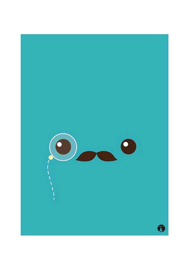 BP Printed Wall Sticker Multicolour 20cm