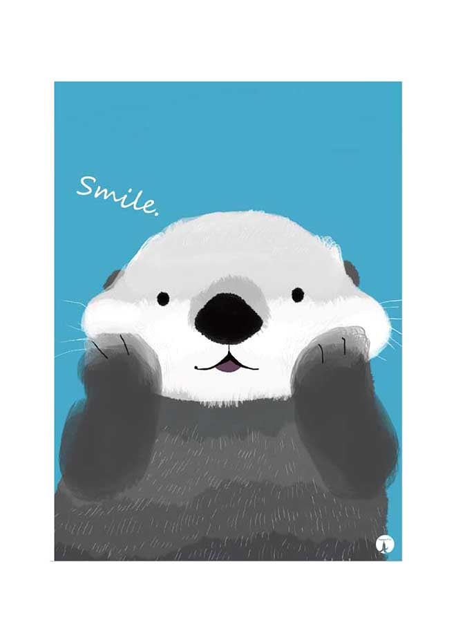 ملصق جداري مطبوع متعدد الألوان 20سم