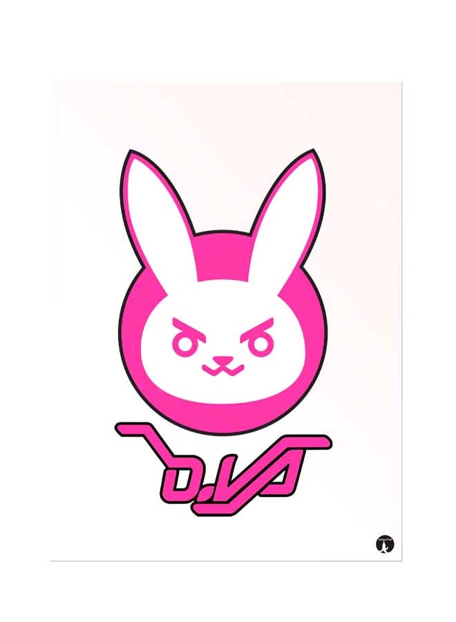 بي بي ملصق جداري مطبوع متعدد الألوان 20سم