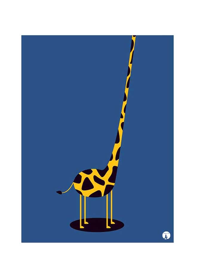 Printed Wall Sticker Multicolour 20cm